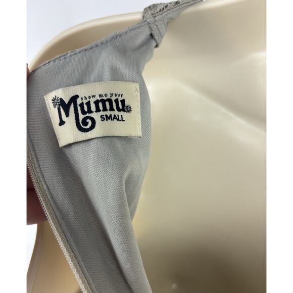 Show Me Your Mumu Taupe Lace Crop Top | Small | Boho Festival Bridal Top - Picture 4 of 5